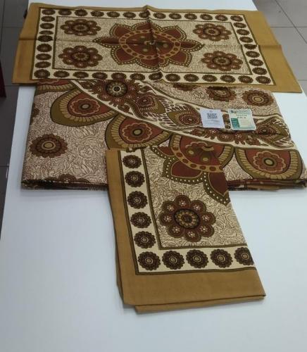 BEDSHEET JAIPUR PRINTED 90X108 2 PILLOW COVER